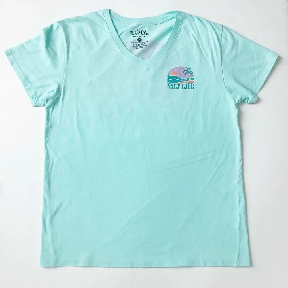 Salt Life Beach Tee - Picture 1 of 5